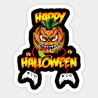 Ghosts Controller Halloween Sticker